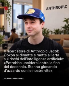 Jacob Coxon, ex ricercatore di Anthropic